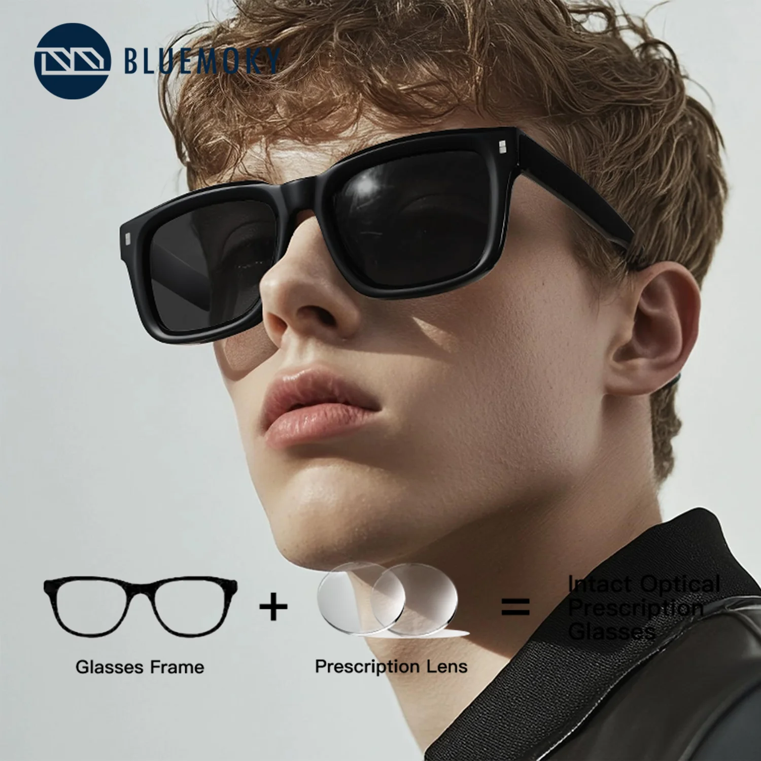 BLUEMOKY Square Prescription Polarized Bifocal Sunglasses UV400 Sunscreen Graduated Sun Glasses Men
BLUEMOKY Square Prescription Polarized Bifocal Sunglasses UV400 Sunscreen Graduated Sun Glasses Men