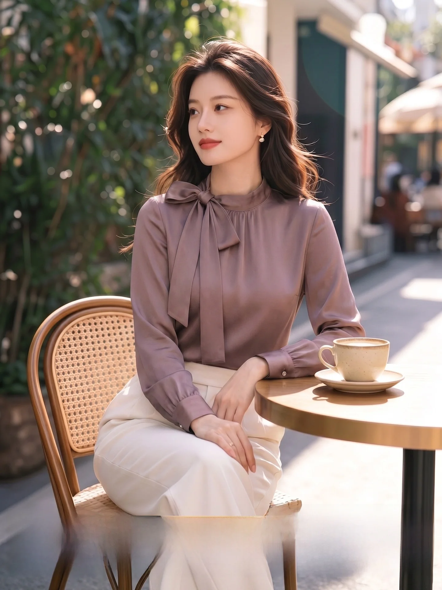 CVANEA Spring 2026 Women's Silk Shirt Casual Commute Wide Neck Design Long Sleeve Breathable Comfortable Fashionable
CVANEA Spring 2026 Women's Silk Shirt Casual Commute Wide Neck Design Long Sleeve Breathable Comfortable Fashionable