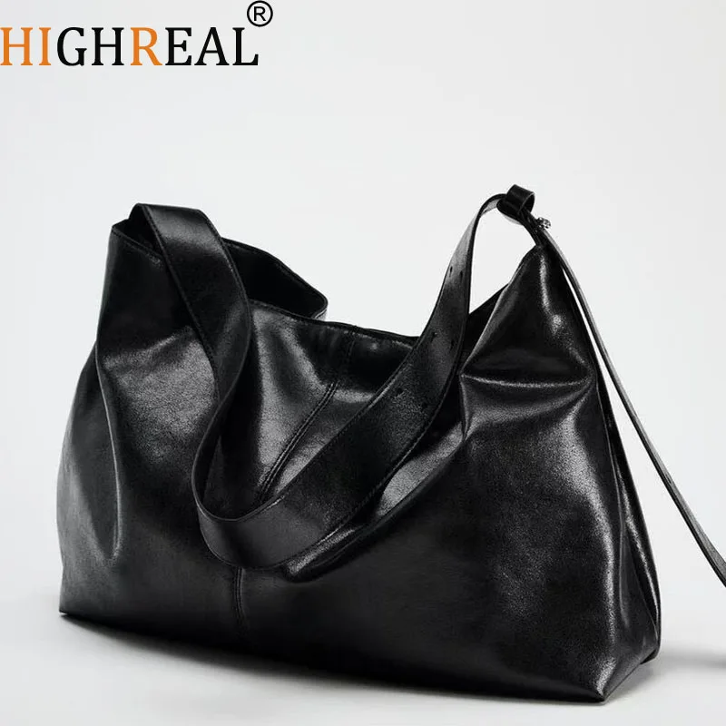 Fashion Large Capacity Tote Bag Designer Women Shoulder Crossbody Bags Luxury Pu Leather Simple Big Bucket Shopping Bag
Fashion Large Capacity Tote Bag Designer Women Shoulder Crossbody Bags Luxury Pu Leather Simple Big Bucket Shopping Bag