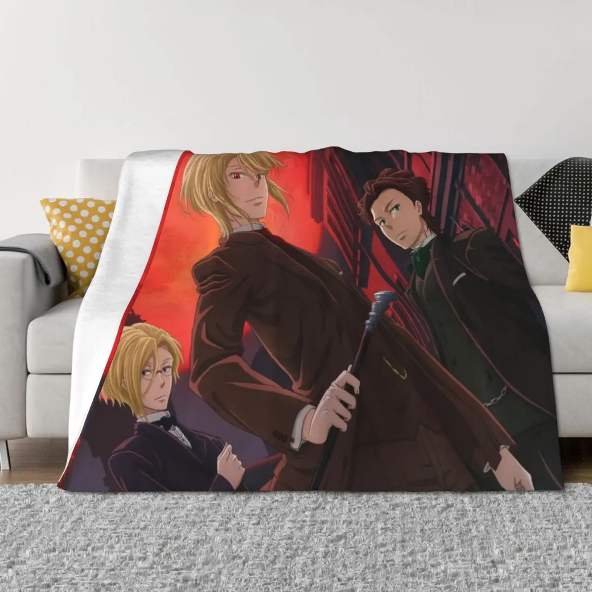 Moriarty the Patriot Anime Throw Blanket Luxury Plaid on the sofa Flannel Hairy Blankets
Moriarty the Patriot Anime Throw Blanket Luxury Plaid on the sofa Flannel Hairy Blankets