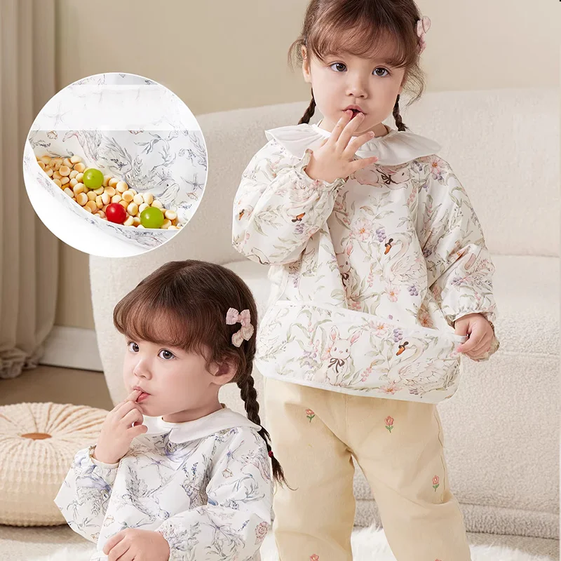 Waterproof Dirt-Proof Baby Girls Bib Apron Overalls Adjustable Toddler Outer Wear for Food Supplement Rice Feeding 6-36 Months
Waterproof Dirt-Proof Baby Girls Bib Apron Overalls Adjustable Toddler Outer Wear for Food Supplement Rice Feeding 6-36 Months