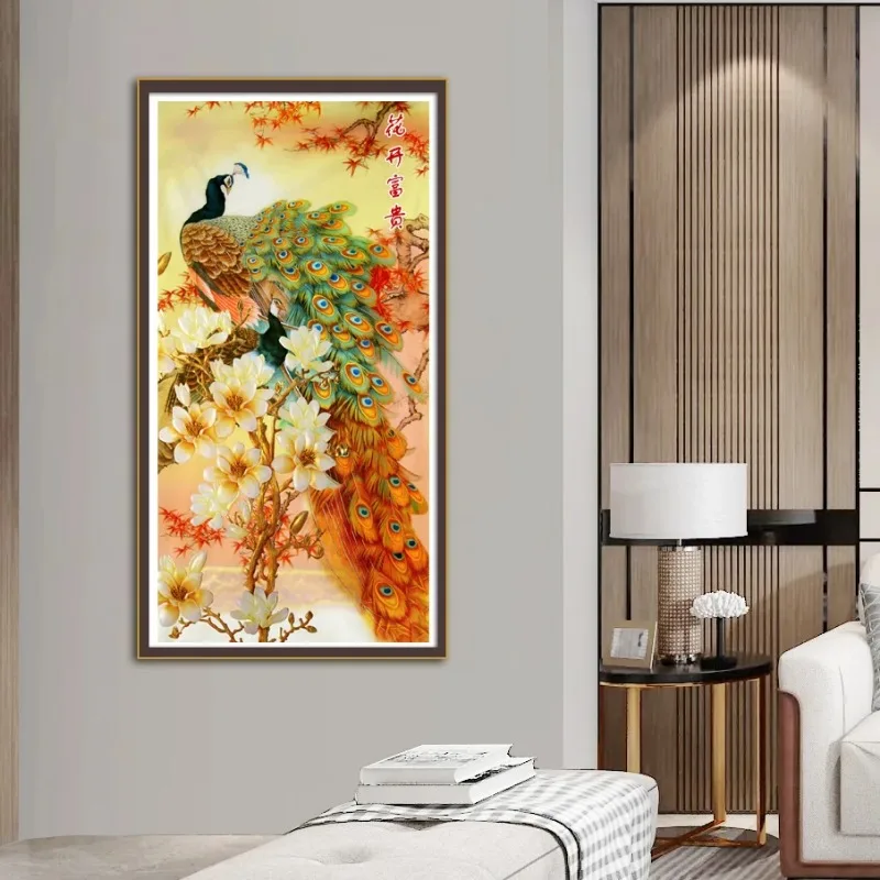 Набор для вышивки крестом «Павлин и Магнолия», новый набор для вышивания «сделай сам», набор материалов с принтом, рукоделие, модная живопись для гостиной
Набор для вышивки крестом «Павлин и Магнолия», новый набор для вышивания «сделай сам», набор материалов с принтом, рукоделие, модная живопись для гостиной