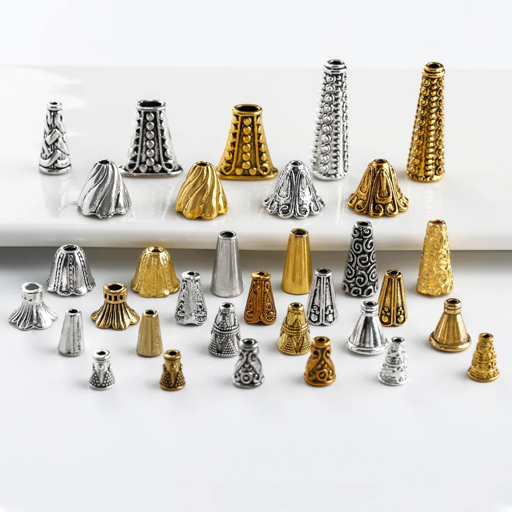 diy new alloy accessory, long flower stand, conical jewelry, gold and silver small pendant
diy new alloy accessory, long flower stand, conical jewelry, gold and silver small pendant