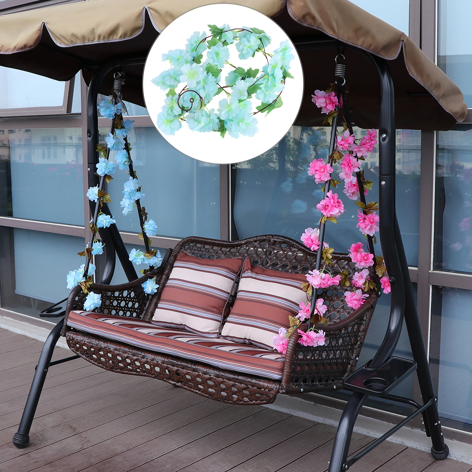 Hanging Artificial Flowers Fake Garland Wedding Decorations for Backdrop Braided Spring Decorating Wall Wreaths
Hanging Artificial Flowers Fake Garland Wedding Decorations for Backdrop Braided Spring Decorating Wall Wreaths