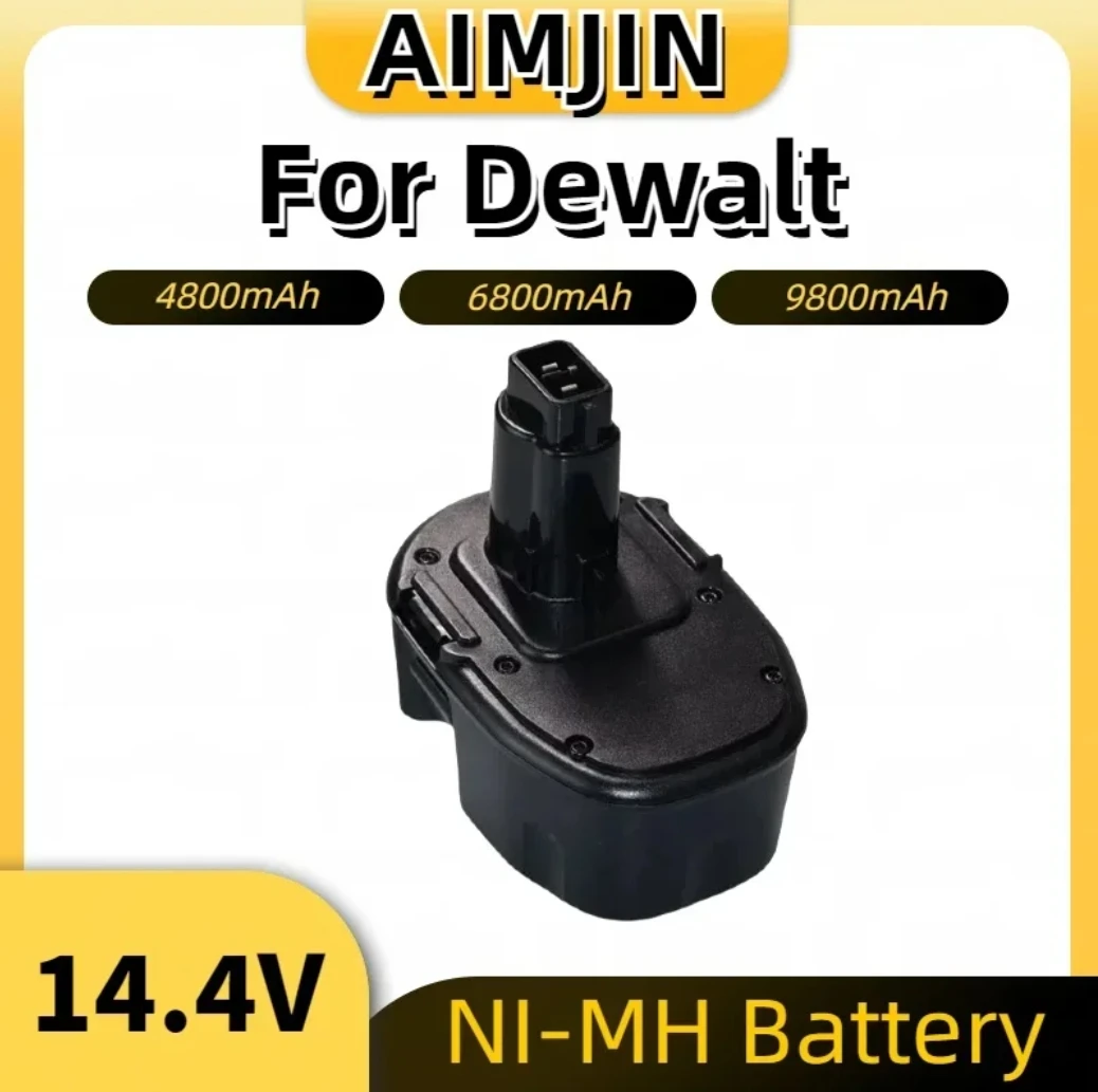 Ni-MH for Dewalt 14.4V 4.8/6.8/9.8Ah Replacement Battery XRP DC9091 DC9094 DW9091 DE9091 DE9092 14.4 Volt Cordless Power Tools
Ni-MH for Dewalt 14.4V 4.8/6.8/9.8Ah Replacement Battery XRP DC9091 DC9094 DW9091 DE9091 DE9092 14.4 Volt Cordless Power Tools