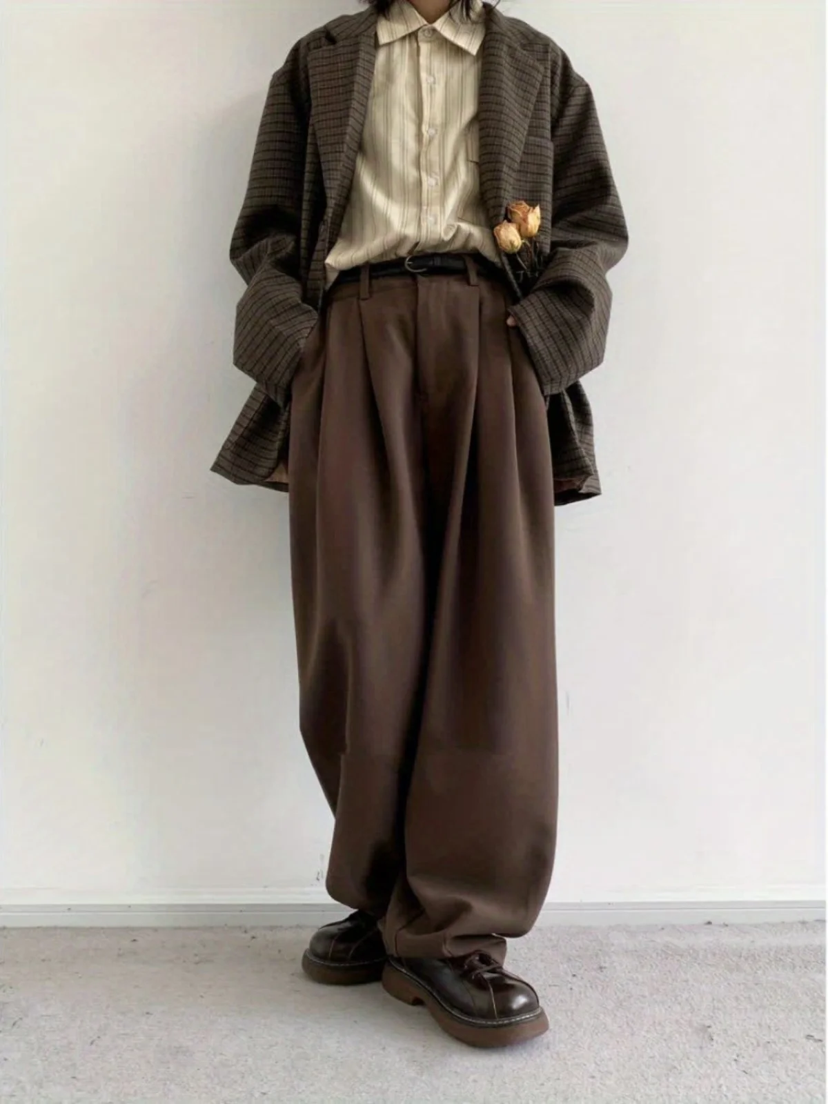 Retro Japanese Sle Straight Leg Coffee Color Men's And Women's Spring Autumn Drape Wide Leg Loose Casual Long Pants
Retro Japanese Sle Straight Leg Coffee Color Men's And Women's Spring Autumn Drape Wide Leg Loose Casual Long Pants