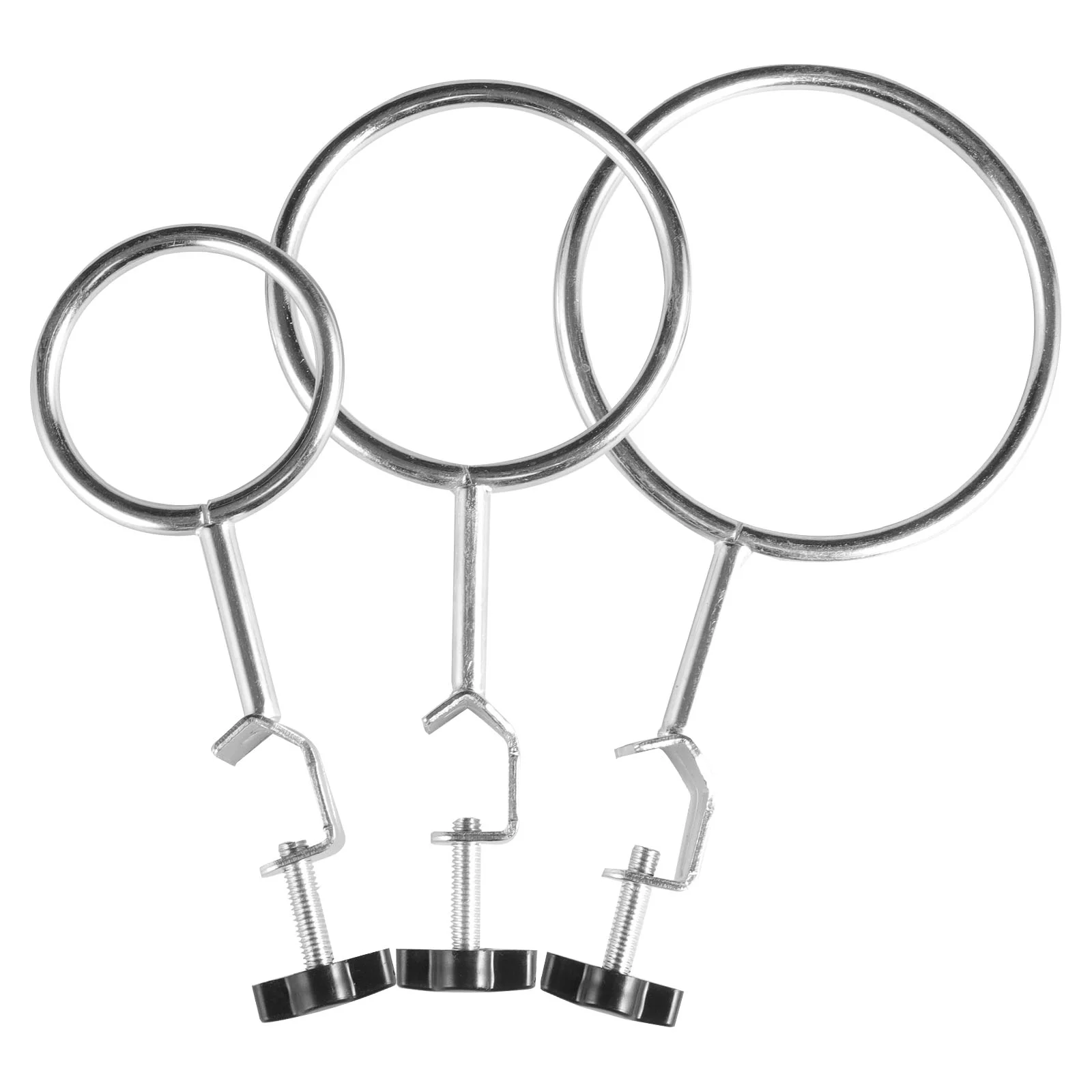 3 Pcs Iron Frame Ring Lab Stand Support Clamps Cook Retort Rings Accessories Metal
3 Pcs Iron Frame Ring Lab Stand Support Clamps Cook Retort Rings Accessories Metal