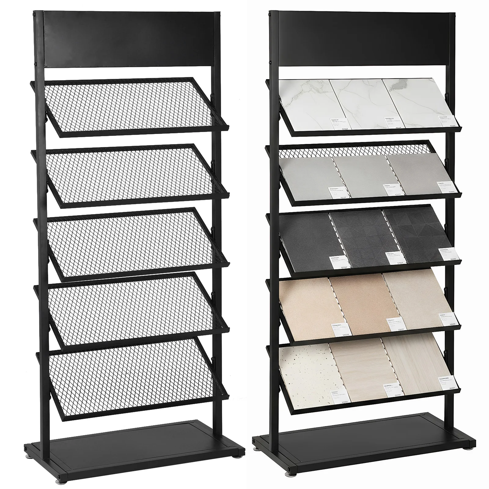 2PCS Multifunctional Board Shelf Large Capacity Building Material Swatch Holder 5-Tier for Trade Show Vendor Events Craft Shows
2PCS Multifunctional Board Shelf Large Capacity Building Material Swatch Holder 5-Tier for Trade Show Vendor Events Craft Shows