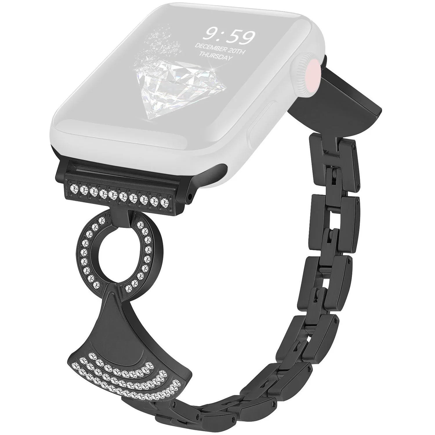 Stainless Strap for Apple Watch Ultra 3 2 1 49mm / Series 11 10 46mm / 9 8 7 45mm / SE3 SE2 SE 6 5 4 44mm / 3 2 1 42mm Shell Sha
Stainless Strap for Apple Watch Ultra 3 2 1 49mm / Series 11 10 46mm / 9 8 7 45mm / SE3 SE2 SE 6 5 4 44mm / 3 2 1 42mm Shell Sha