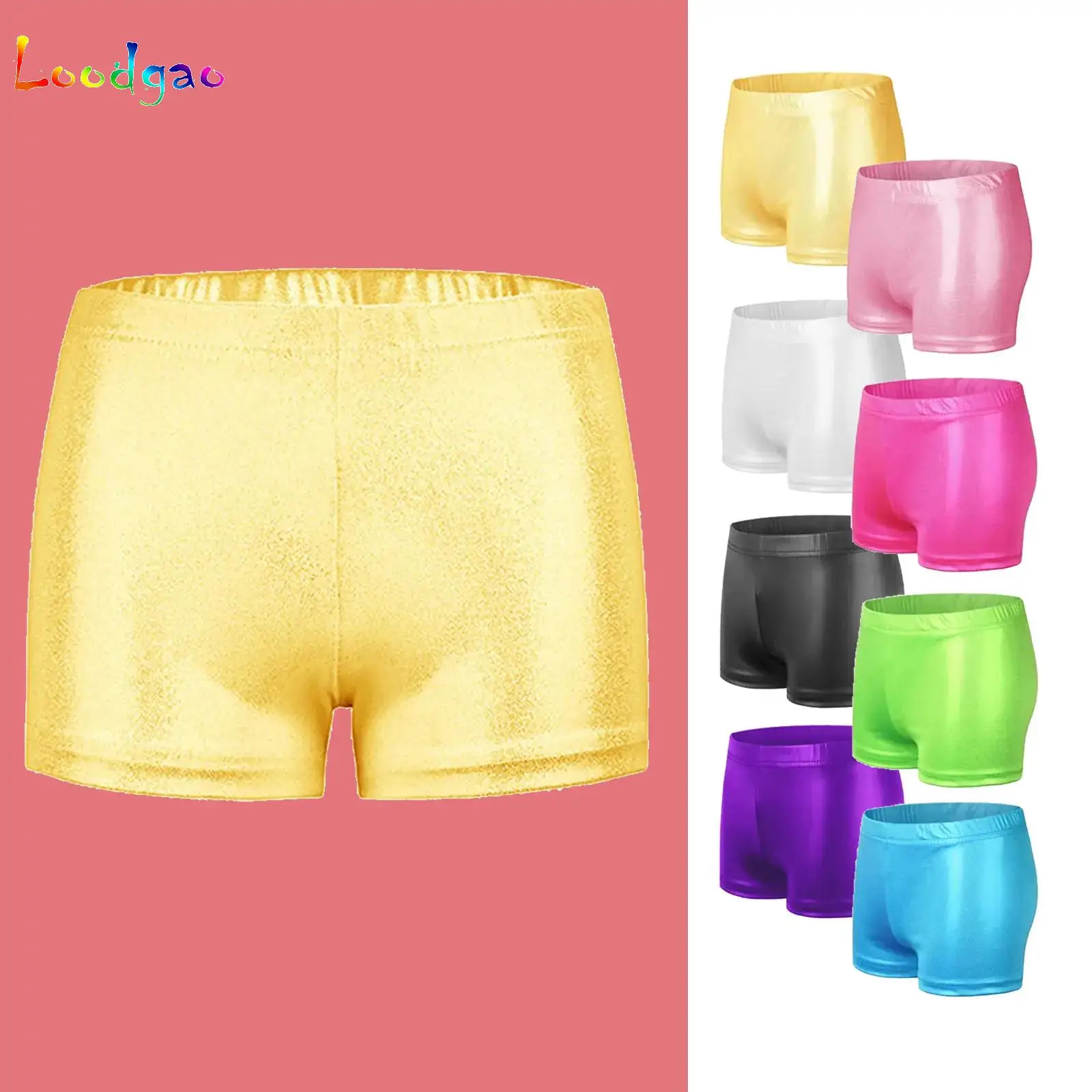 Girls Gymnastic Short Shiny Metallic Bright Bronzing Cloth Shorts for Ballet Dance Athletic Tumbling Boxer Bottom Dance Shorts
Girls Gymnastic Short Shiny Metallic Bright Bronzing Cloth Shorts for Ballet Dance Athletic Tumbling Boxer Bottom Dance Shorts