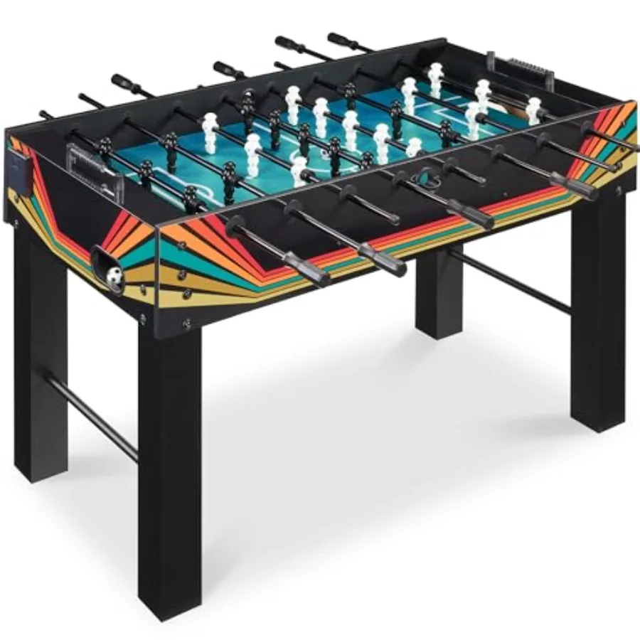 Full Size 54 Inch Regulation Foosball Table for Home Game Room - Includes 2 Balls 2 Cup Holders
Full Size 54 Inch Regulation Foosball Table for Home Game Room - Includes 2 Balls 2 Cup Holders