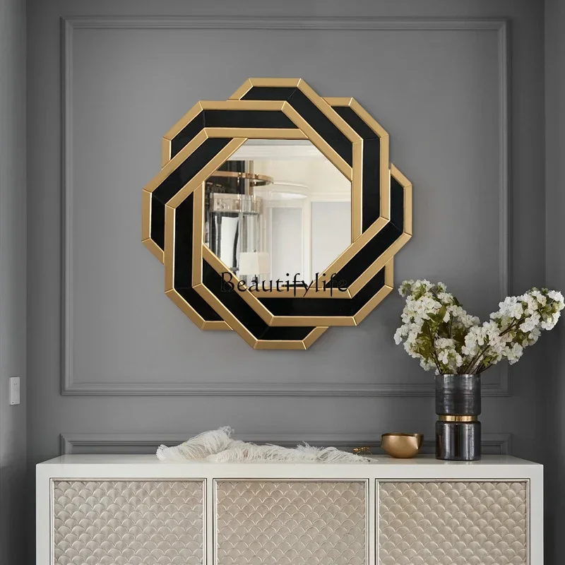 Entrance wall decorative mirror living room sofa background wall corridor pendant
Entrance wall decorative mirror living room sofa background wall corridor pendant