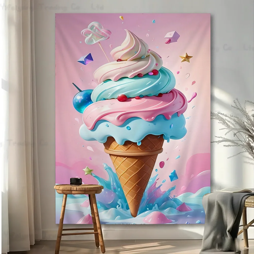 Fashion Pink Food Ice Cream Macaron Tapestry Art Printing Japanese Wall Tapestry Anime Wall Hanging Home Decor
Fashion Pink Food Ice Cream Macaron Tapestry Art Printing Japanese Wall Tapestry Anime Wall Hanging Home Decor