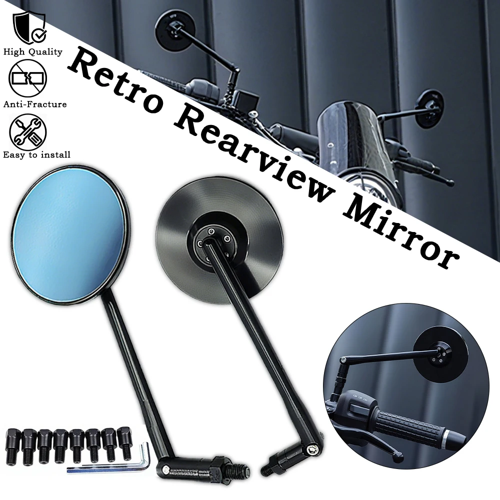 Motorcycle Side Mirrors For HIMALAYAN 450 Motorcycle Rearview Mirror Aluminum Alloy Retro Rearview Mirror Motorcycle Accessorie
Motorcycle Side Mirrors For HIMALAYAN 450 Motorcycle Rearview Mirror Aluminum Alloy Retro Rearview Mirror Motorcycle Accessorie