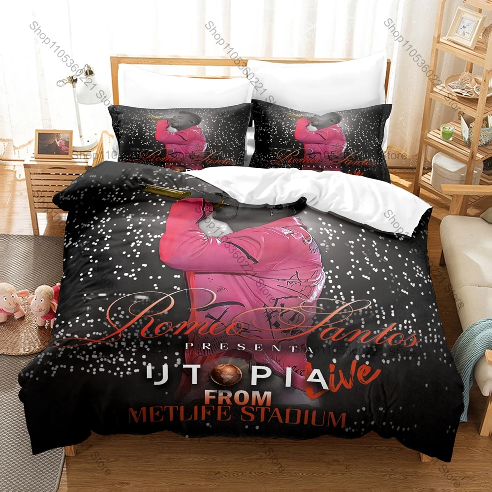Latin Music Star Romeo Santos Bedding Set, Duvet Cover + 2 Pillowcases, Artist Portrait Graphic Bed Linens for Home & Dorm
Latin Music Star Romeo Santos Bedding Set, Duvet Cover + 2 Pillowcases, Artist Portrait Graphic Bed Linens for Home & Dorm