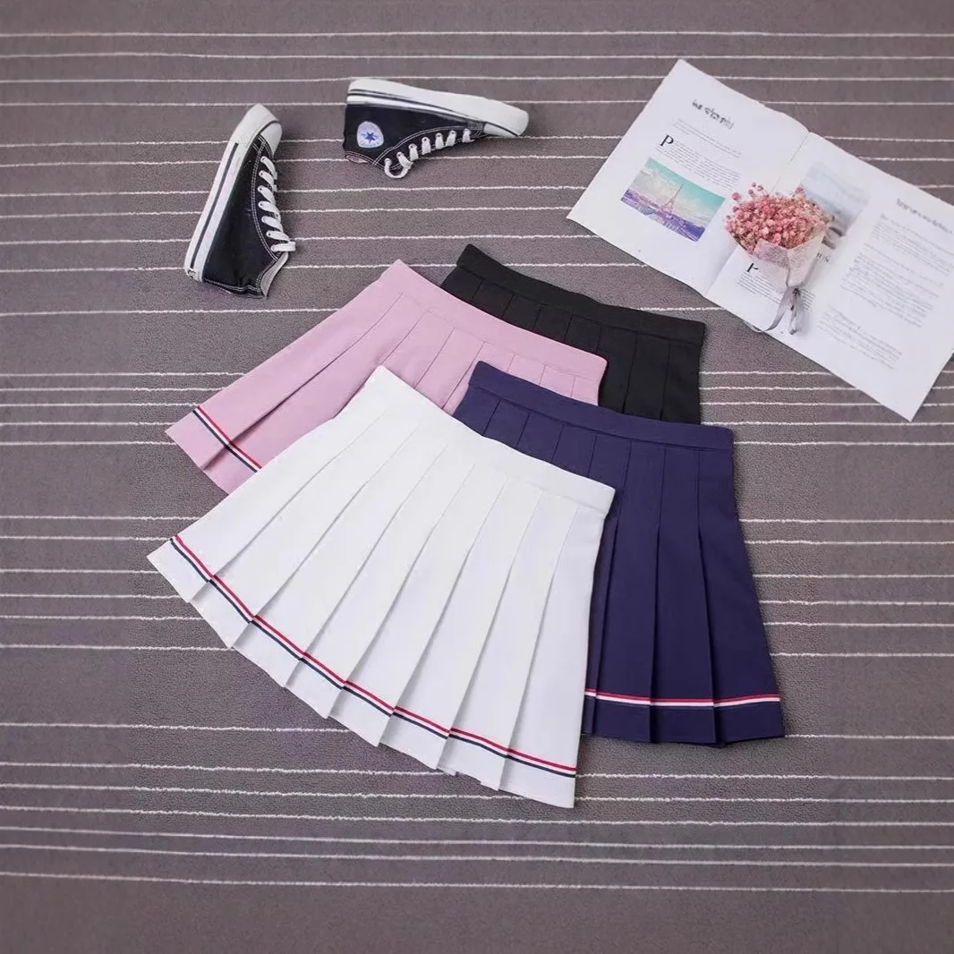 Y2k Summer Korean Fashion Short Women Skirt Elastic High Waiste Striped Harajuku Pleated Plaid A-Line Mini Skirts
Y2k Summer Korean Fashion Short Women Skirt Elastic High Waiste Striped Harajuku Pleated Plaid A-Line Mini Skirts