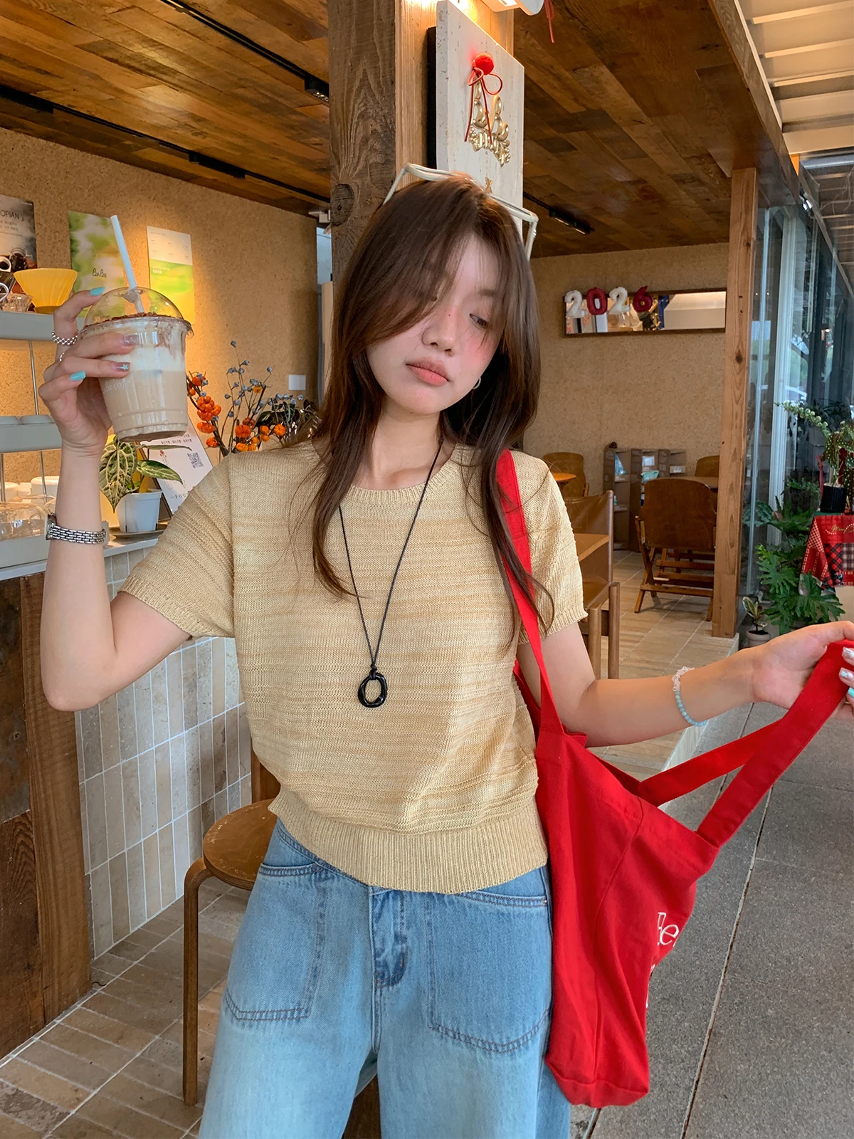 Sisilyon Women's Soft Feel Ruched Waist Short Sleeve Knitted Shirt Korean Style Casual Straight Cut Summer Fashion Top
Sisilyon Women's Soft Feel Ruched Waist Short Sleeve Knitted Shirt Korean Style Casual Straight Cut Summer Fashion Top