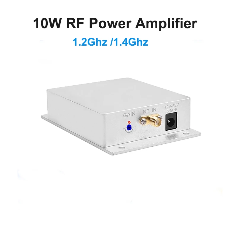 1.4GHz 10W 1.2GHz Power Amplifier 24V RF High Power Amplifiers Wireless Signal Extender Sweep Signal Source For Drone FPV GPS
1.4GHz 10W 1.2GHz Power Amplifier 24V RF High Power Amplifiers Wireless Signal Extender Sweep Signal Source For Drone FPV GPS