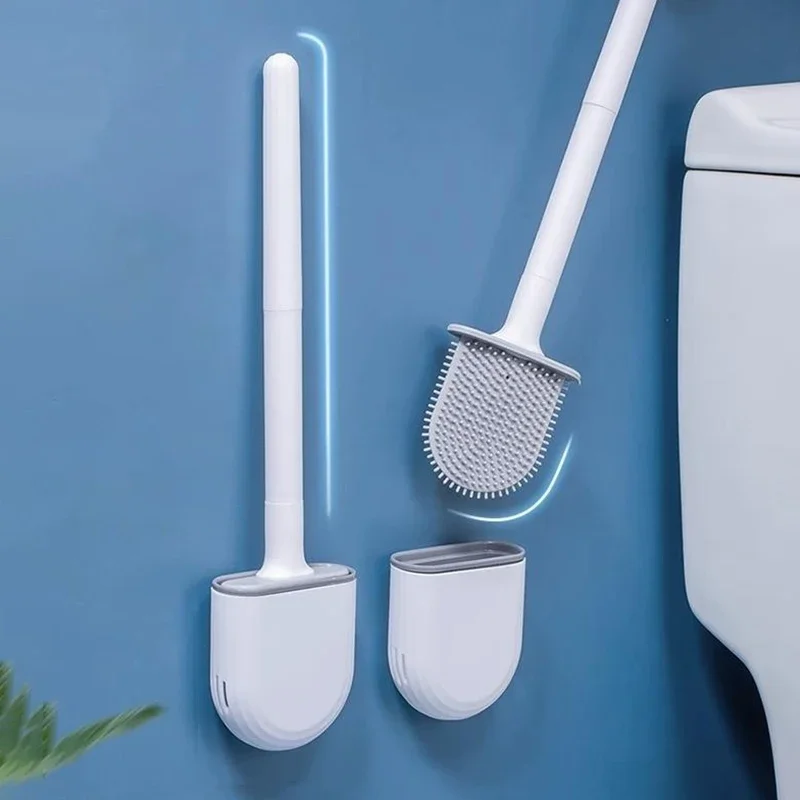 1 Wall Hanging Long Handle Toilet Brush, Silicone Cleaning Brush, Durable, Easy To Clean, Suitable For Bathroom, Toilet Cleaning
1 Wall Hanging Long Handle Toilet Brush, Silicone Cleaning Brush, Durable, Easy To Clean, Suitable For Bathroom, Toilet Cleaning