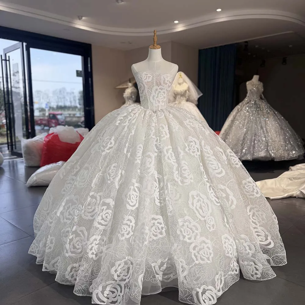 New Arrival Princess Wedding Dress Sleeveless Bridal Gown Customized Dreamy Luxury Dresses For Bride vestidos de novia boda
New Arrival Princess Wedding Dress Sleeveless Bridal Gown Customized Dreamy Luxury Dresses For Bride vestidos de novia boda