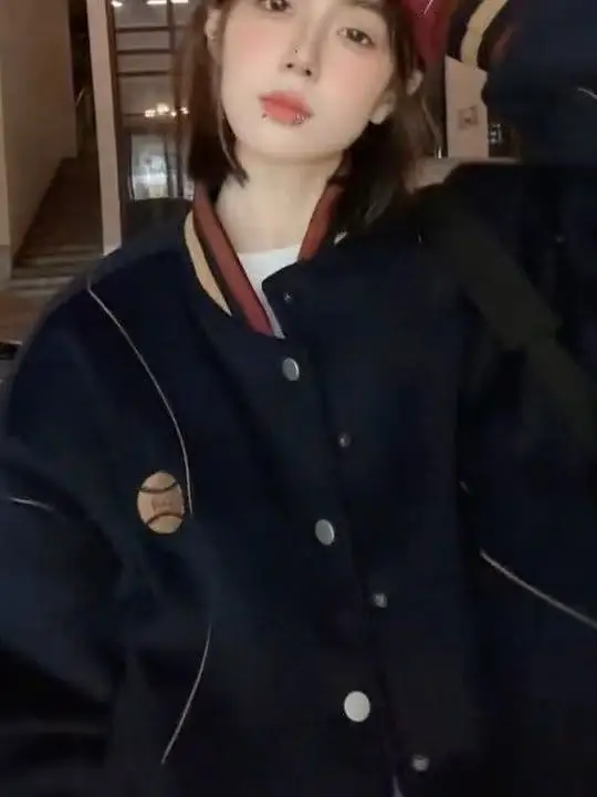 Winter Loose American Sle Baseball Jaet Men's Embroidered Cotton Thiened Casual Outerwear Warm Stand Collar Zipper
Winter Loose American Sle Baseball Jaet Men's Embroidered Cotton Thiened Casual Outerwear Warm Stand Collar Zipper