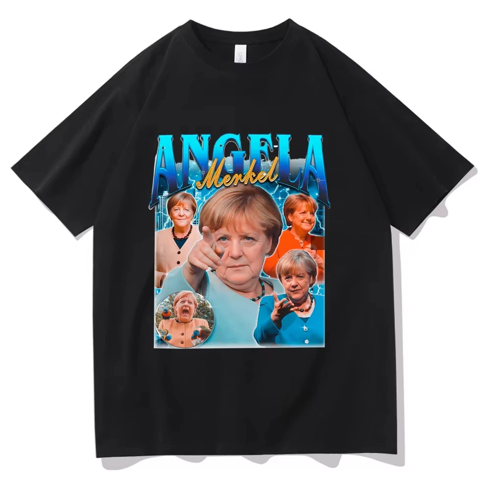 Angela Merkel 90s Vintage Graphic T-shirt Men Summer Casual Oversized Short Sleeve Tees Unisex Fashion Soft Cotton Streetwear
Angela Merkel 90s Vintage Graphic T-shirt Men Summer Casual Oversized Short Sleeve Tees Unisex Fashion Soft Cotton Streetwear