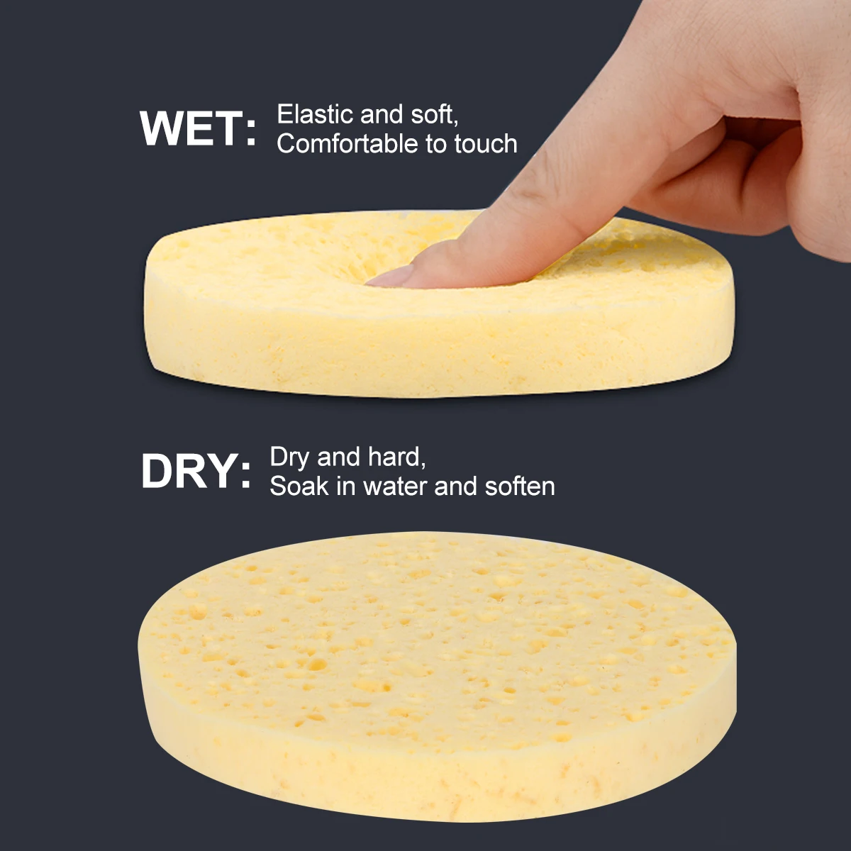 40pcs Facial Sponge Cleansing Makeup Remover Cotton Puff Skin Care Deep Oil Control Safe Compressed for Daily
40pcs Facial Sponge Cleansing Makeup Remover Cotton Puff Skin Care Deep Oil Control Safe Compressed for Daily