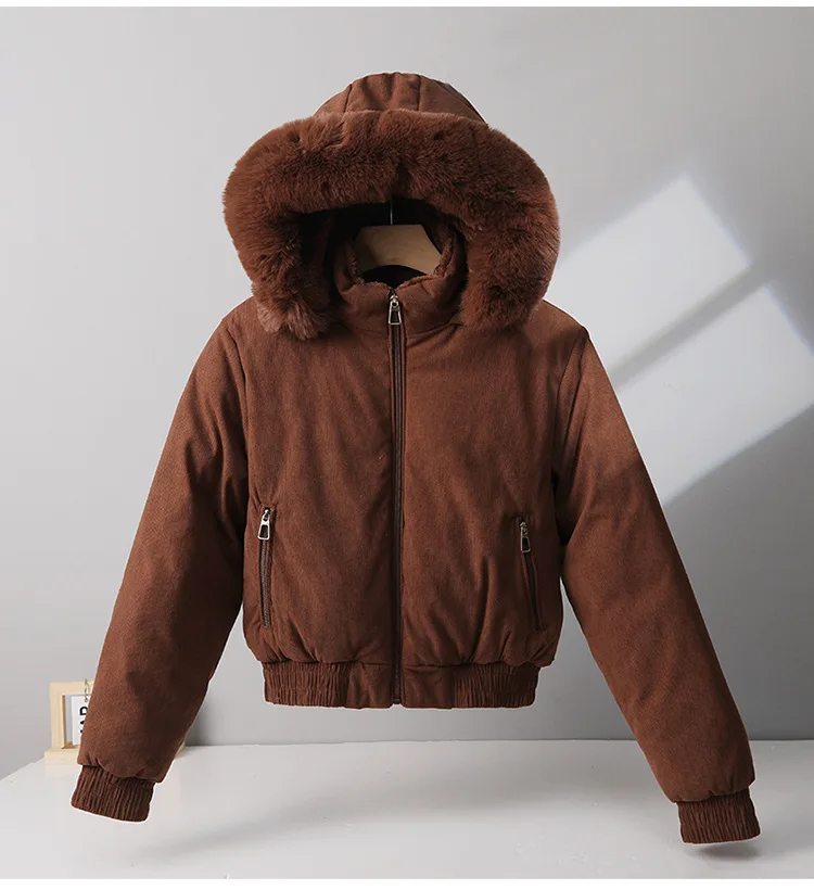 Уличная одежда, зимние пальто с капюшоном и меховым воротником, студенческие бархатные теплые верхние одежды, короткие парки, женские куртки с хлопковой подкладкой
Уличная одежда, зимние пальто с капюшоном и меховым воротником, студенческие бархатные теплые верхние одежды, короткие парки, женские куртки с хлопковой подкладкой