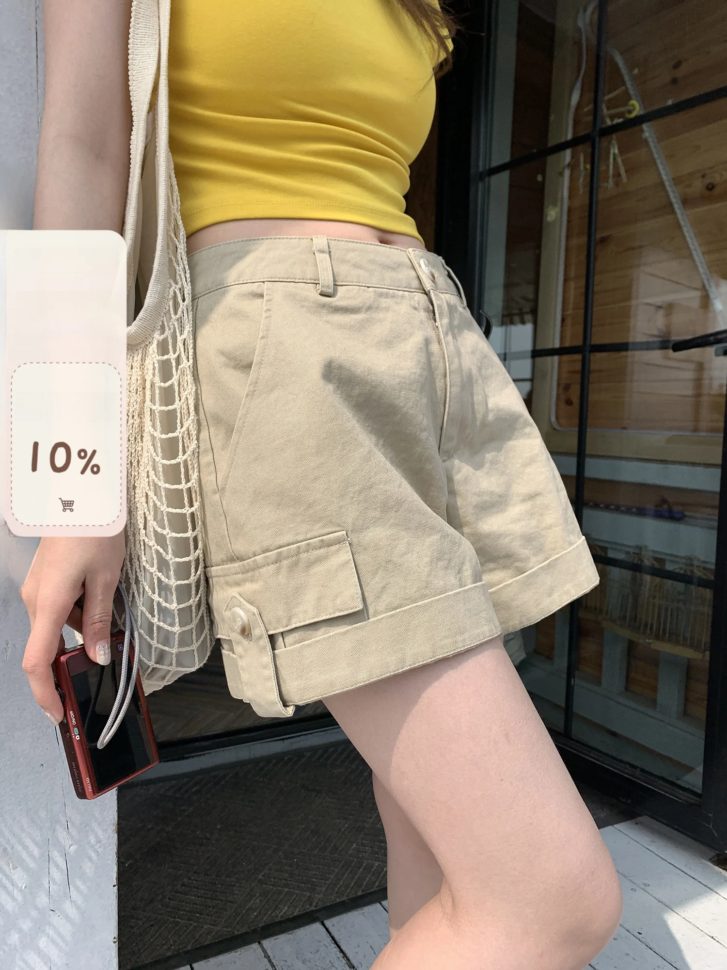Sinbounboun Workwear Style Cuffed Short Pants High Waist Straight Leg Casual Summer Jeans Women's Fashion Leg Lengthening Hot...
Sinbounboun Workwear Style Cuffed Short Pants High Waist Straight Leg Casual Summer Jeans Women's Fashion Leg Lengthening Hot...
