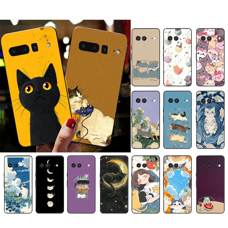 Cartoon Cat Art Phone Case For Google Pixel 10 9 Pro XL 9A 8 7 6 Pro Pixel 8A 7A 6A Pixel 8 7 6 5
Cartoon Cat Art Phone Case For Google Pixel 10 9 Pro XL 9A 8 7 6 Pro Pixel 8A 7A 6A Pixel 8 7 6 5