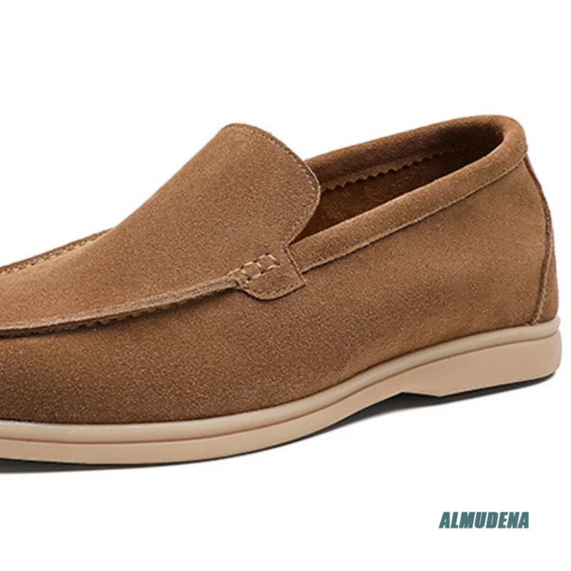 Suede Casual Loafers Round Toe Slip-On Flat Sole Men's Streetwear Urban Outdoor Minimalist Fashion Comfortable Daily Work Shoes
Suede Casual Loafers Round Toe Slip-On Flat Sole Men's Streetwear Urban Outdoor Minimalist Fashion Comfortable Daily Work Shoes