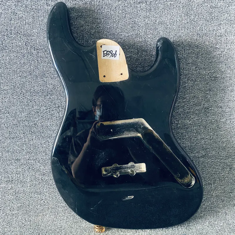 EB906 Black Color Jazz Bass Unfinished Electric Bass Body in Solid Wood with Damages for Replace and DIY
EB906 Black Color Jazz Bass Unfinished Electric Bass Body in Solid Wood with Damages for Replace and DIY