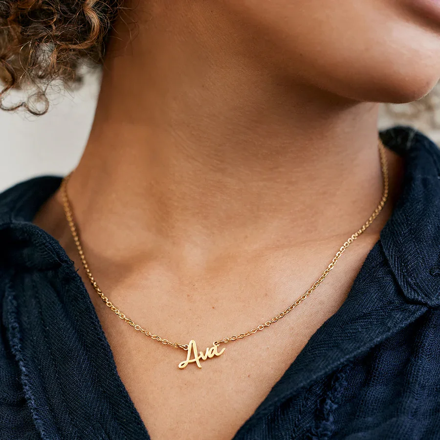 Fashion Stainless Steel Metal Necklace Custom Name Necklace Personalized Letter for Women Jewelry Gift Friendship Gift
Fashion Stainless Steel Metal Necklace Custom Name Necklace Personalized Letter for Women Jewelry Gift Friendship Gift