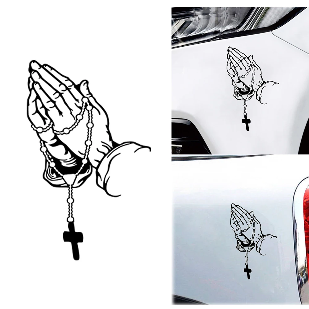 Car Body Sticker Buddha Hand Prayer Bead Holy Prayer Gesture Crucifix Style Motorcycle Fuel Tank Decorative Fashion Stickers 
Car Body Sticker Buddha Hand Prayer Bead Holy Prayer Gesture Crucifix Style Motorcycle Fuel Tank Decorative Fashion Stickers