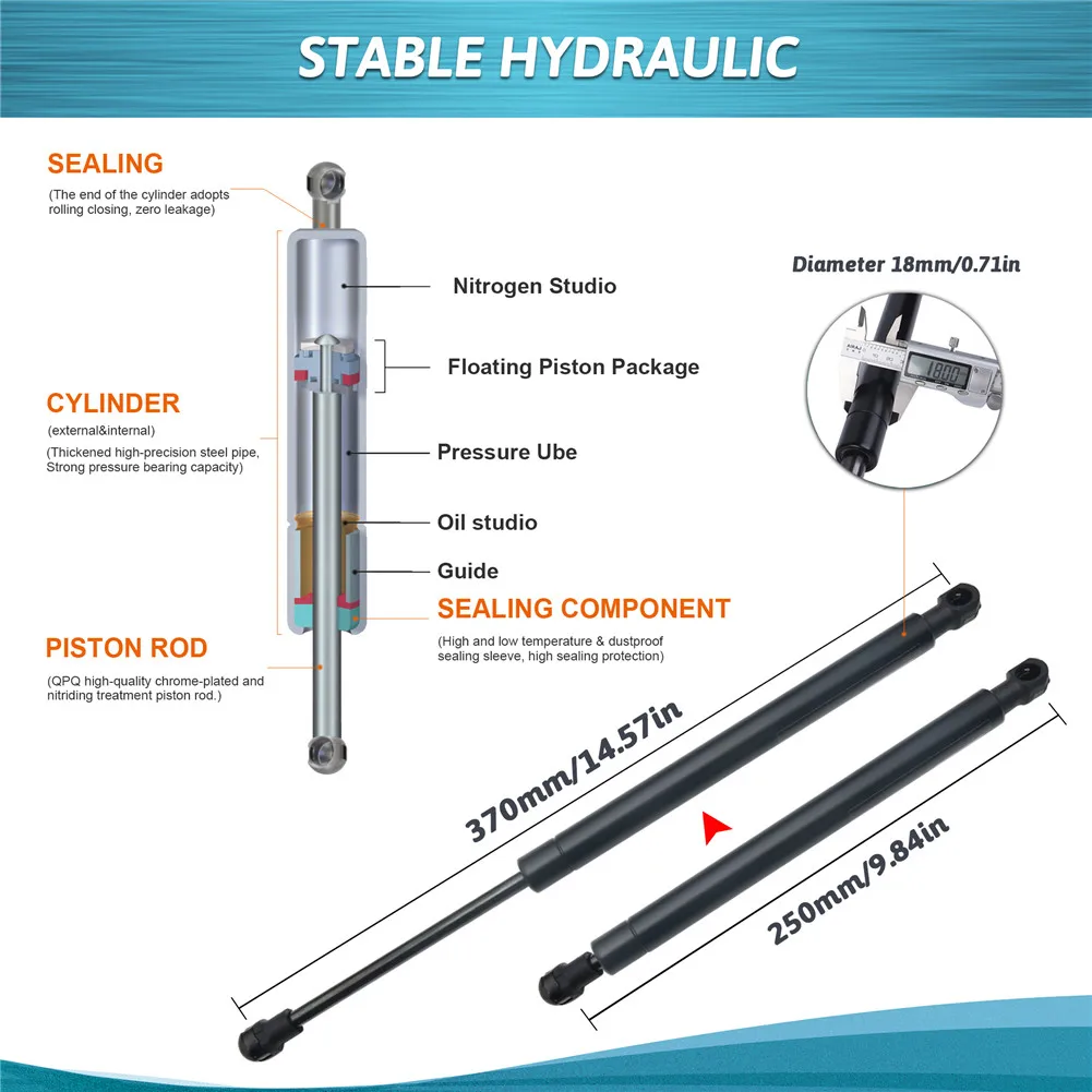 2Pcs New Car Tailgate Lift Support Gas Struts For BMW E46 323Ci 325Ci 330Ci M3 2001-2006
2Pcs New Car Tailgate Lift Support Gas Struts For BMW E46 323Ci 325Ci 330Ci M3 2001-2006