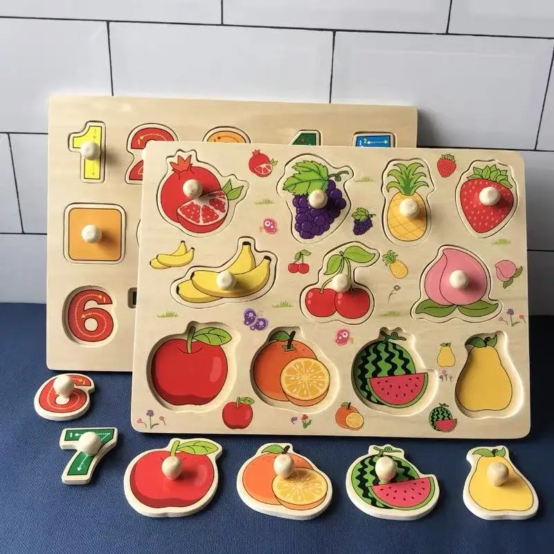 Montessori Wooden Puzzles for Toddlers Hand Grab Board Alphabet Number Cognition Matching Learning Educational Toys Baby Gift
Montessori Wooden Puzzles for Toddlers Hand Grab Board Alphabet Number Cognition Matching Learning Educational Toys Baby Gift