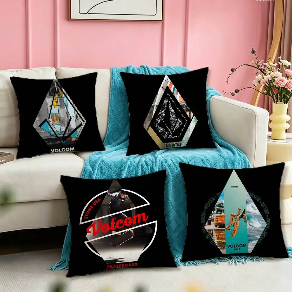 Fashion V-VolcomS LOGO Square Double-Sided printed Pillow Case Bedroom Bedside Pillow Sofa Cushion Cover
Fashion V-VolcomS LOGO Square Double-Sided printed Pillow Case Bedroom Bedside Pillow Sofa Cushion Cover