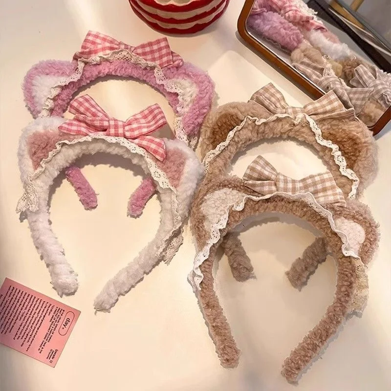 Upgraded Cute Bear Ears Headband with Bow for Kids Hair Decoration Sturdy Durable Soft Warm
Upgraded Cute Bear Ears Headband with Bow for Kids Hair Decoration Sturdy Durable Soft Warm