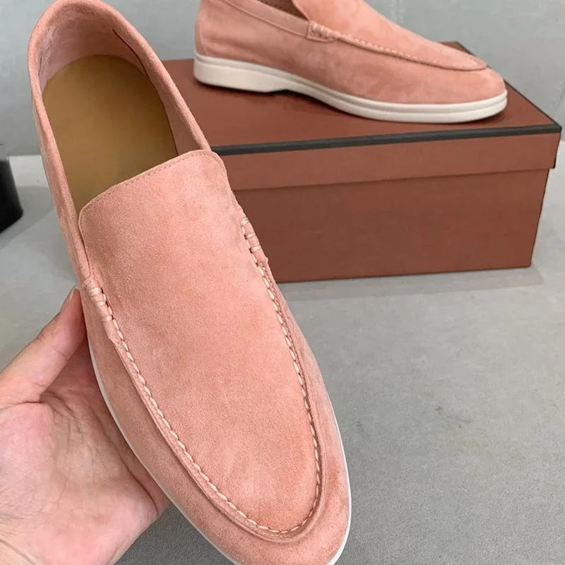 LEOSOXS Shoes Pointed Toe Casual Kid Suede None Flats Loafers Promotion Shoes For Women Luxury Brand Designer
LEOSOXS Shoes Pointed Toe Casual Kid Suede None Flats Loafers Promotion Shoes For Women Luxury Brand Designer