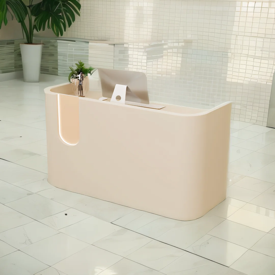 Beauty Institute Counter Customer Center Reception Table Cosmetics Modern Luxury Furniture Bar Entrance Tables Escritorio Office
Beauty Institute Counter Customer Center Reception Table Cosmetics Modern Luxury Furniture Bar Entrance Tables Escritorio Office