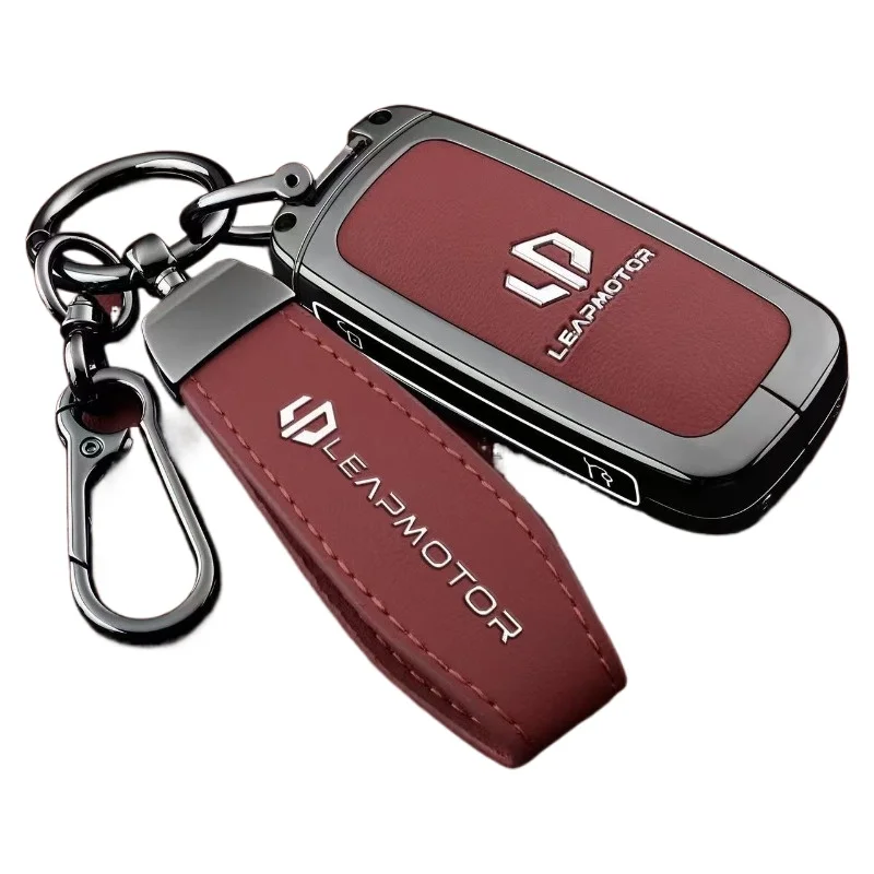 Zinc Alloy Car Key Case Cover Bag Shell Protector Fob Holder for Leapmotor D19 2026 NFC Card Keychain Accessories
Zinc Alloy Car Key Case Cover Bag Shell Protector Fob Holder for Leapmotor D19 2026 NFC Card Keychain Accessories