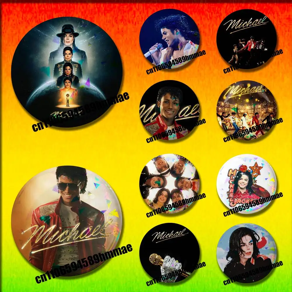 For M-Michael J-Jackson Movie 2026 Pins Insignia Badge Pin Cover Emblem Round Ornament 75mm Cosplay Brooch Button
For M-Michael J-Jackson Movie 2026 Pins Insignia Badge Pin Cover Emblem Round Ornament 75mm Cosplay Brooch Button