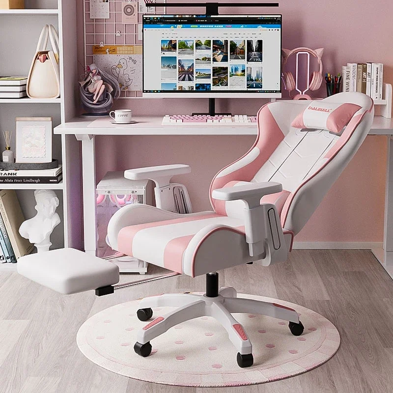 Design Rotating Office Chair Mobile Wheels Waist Pillow Elastic Gaming Chair Breathability Headrest Silla Gamer Chair Furniture
Design Rotating Office Chair Mobile Wheels Waist Pillow Elastic Gaming Chair Breathability Headrest Silla Gamer Chair Furniture