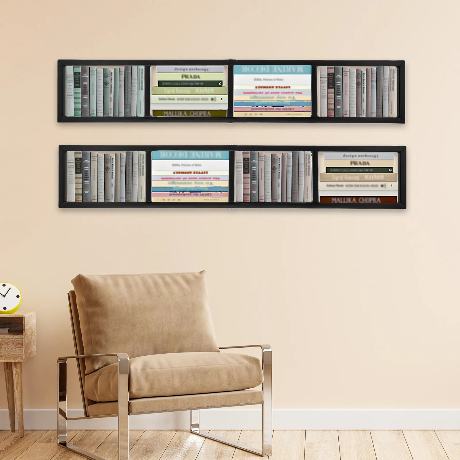 2Pcs Floating Shelf Wall Mounted CD DVD Rack Modern Large Media Storage Organizer Shelves
2Pcs Floating Shelf Wall Mounted CD DVD Rack Modern Large Media Storage Organizer Shelves