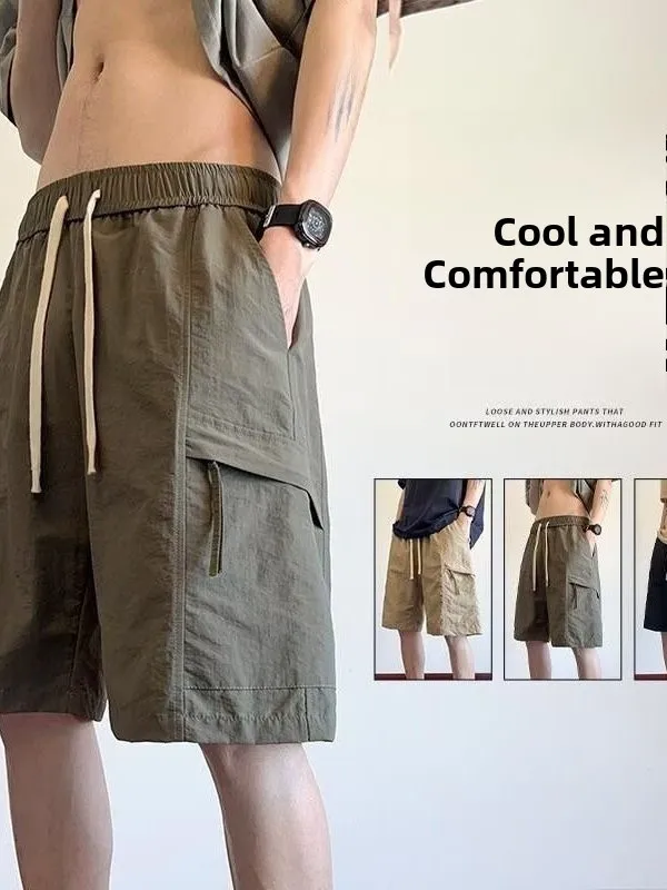 Ice Silk Cool Feeling Men's Workwear Shorts Summer 2026 New Straight Leg Five-Quarter Length Quick Dry Comfortable Polyester
Ice Silk Cool Feeling Men's Workwear Shorts Summer 2026 New Straight Leg Five-Quarter Length Quick Dry Comfortable Polyester