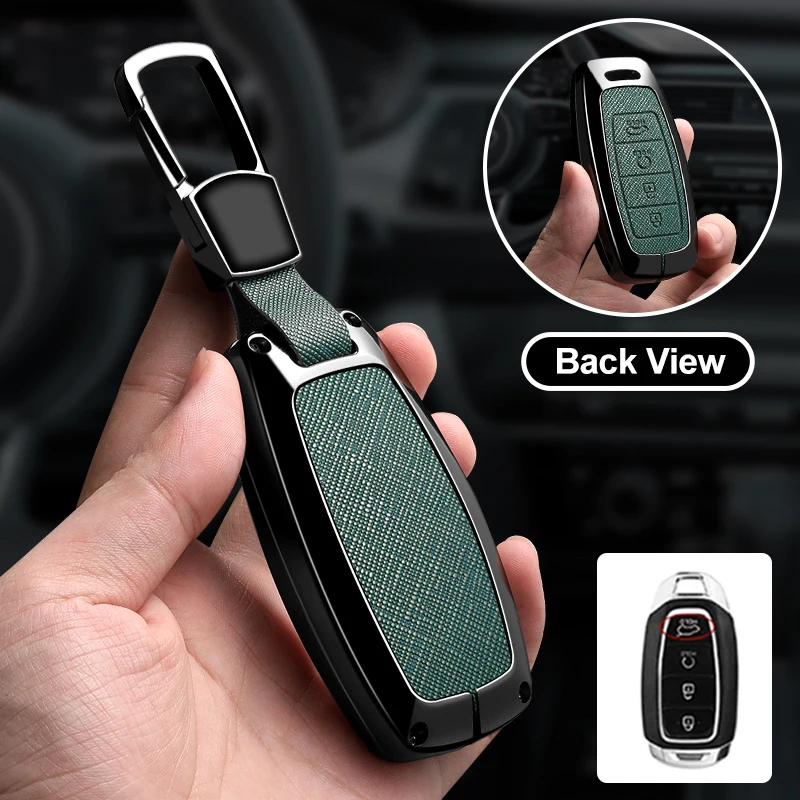 Zinc Alloy Car Key Case Cover Keychain For Hyundai I30 Ix35 KONA Encino Solaris Azera Grandeur Ig Accent Santa Fe Palisade
Zinc Alloy Car Key Case Cover Keychain For Hyundai I30 Ix35 KONA Encino Solaris Azera Grandeur Ig Accent Santa Fe Palisade