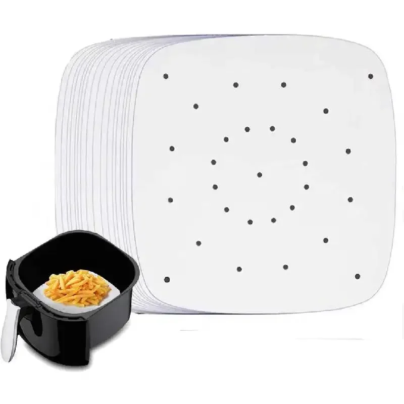100pcs Air Fryer Parchment Paper Liners 9 Inch Baking Paper Square Perforated Parchment Paper for Steamers Cake Pan Oven Cooking
100pcs Air Fryer Parchment Paper Liners 9 Inch Baking Paper Square Perforated Parchment Paper for Steamers Cake Pan Oven Cooking