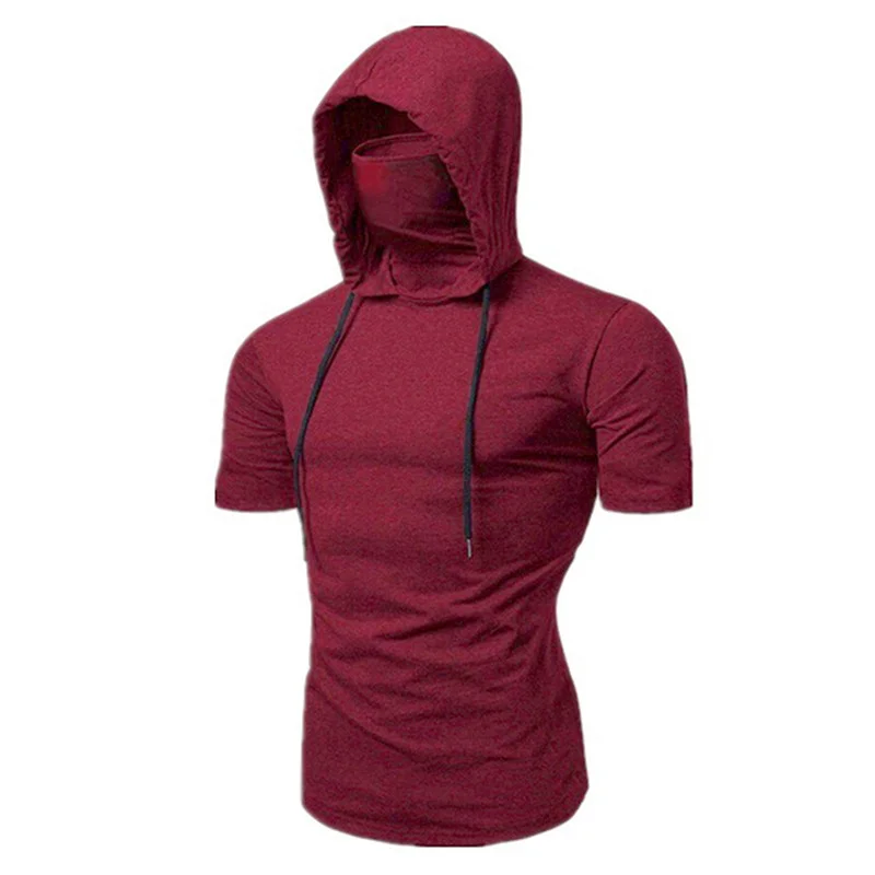 Mens Gym Thin Hoodie Short Sleeve Hoodies With Mask Sweatshirt Casual Splice Large Mask Hoodie Sweatshirt Hooded Tops Cycling
Mens Gym Thin Hoodie Short Sleeve Hoodies With Mask Sweatshirt Casual Splice Large Mask Hoodie Sweatshirt Hooded Tops Cycling