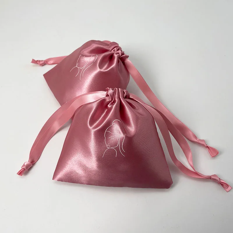 Personalized Logo Print Drawstring Bags Custom Jewelry Packaging Pouches Wedding Favor Bag Pink Silk Satin Gift Sachet 50pcs
Personalized Logo Print Drawstring Bags Custom Jewelry Packaging Pouches Wedding Favor Bag Pink Silk Satin Gift Sachet 50pcs