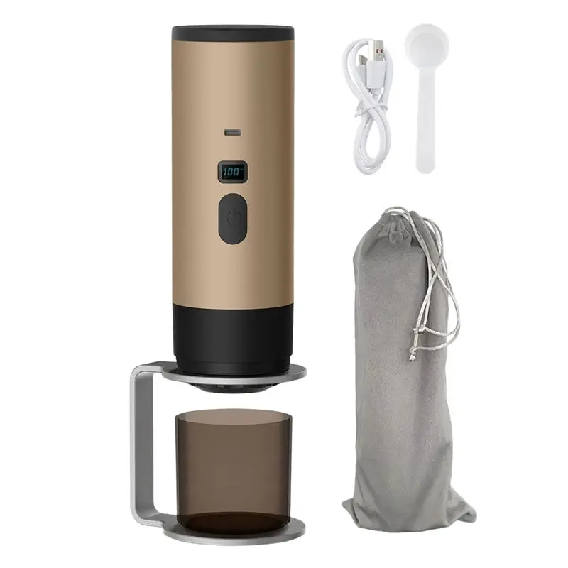 A76G - Портативная беспроводная кофемашина для эспрессо, автомобильная электрическая кофемашина для капсул, кофеварка для путешествий и кемпинга
A76G - Портативная беспроводная кофемашина для эспрессо, автомобильная электрическая кофемашина для капсул, кофеварка для путешествий и кемпинга